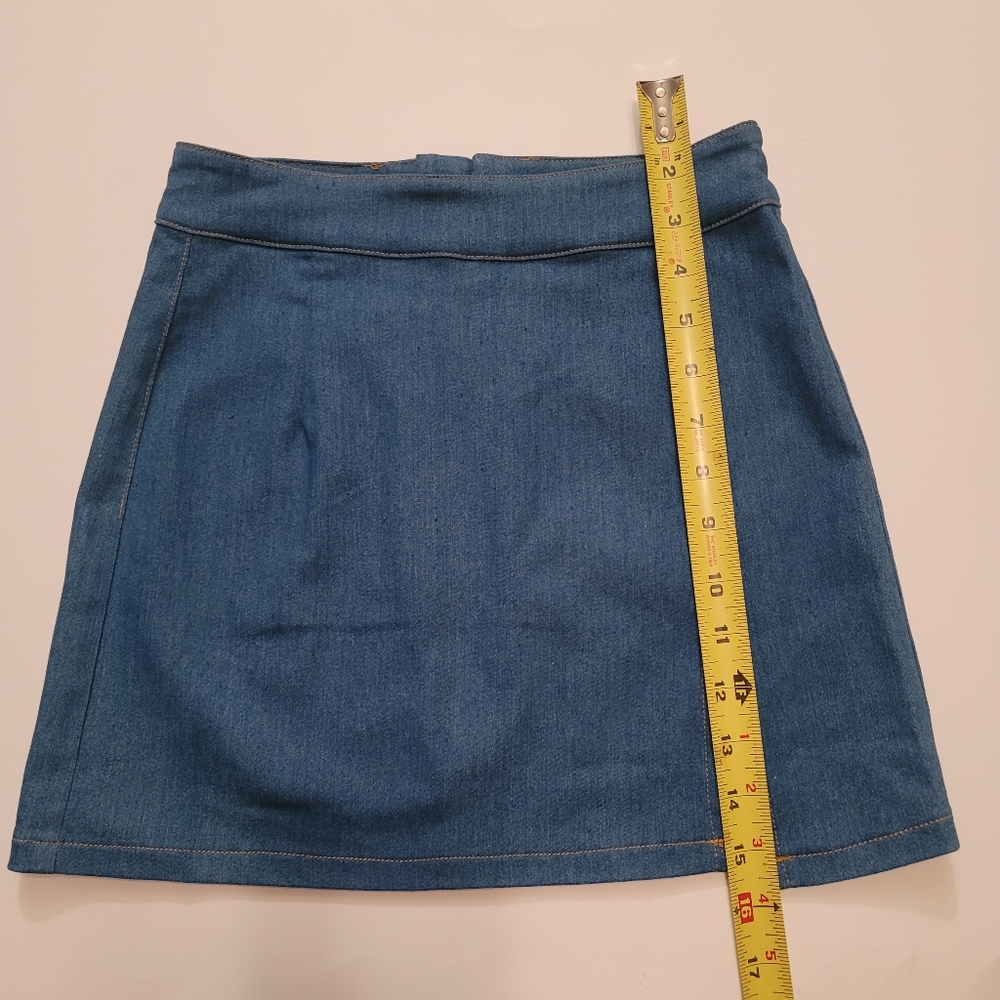 Skylar + Madison Y2K Mini Jean Skirt - Picture 5 of 7